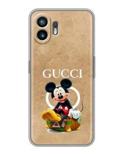 Чехол для Realme 16T с картинкой «Микки Маус Gucci — крафт» Чехол для Realme 16T с картинкой «Микки Маус Gucci — крафт»