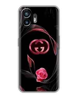 Чехол для Realme 16T с картинкой «Gucci — неоновая роза» Чехол для Realme 16T с картинкой «Gucci — неоновая роза»