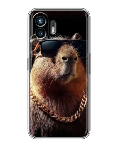 Чехол для Realme 16T с картинкой «Капибара золотая цепь» Чехол для Realme 16T с картинкой «Капибара золотая цепь»