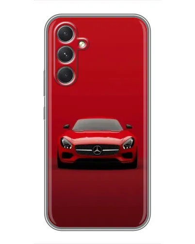 Чохол для RealMe 16x з картинкою «Червоний Mercedes AMG»