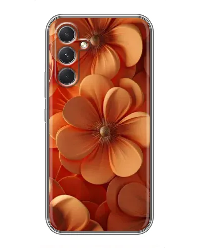 Чехол для RealMe 16x с картинкой «Оранжевый макро цветок» Чехол для RealMe 16x с картинкой «Оранжевый макро цветок»