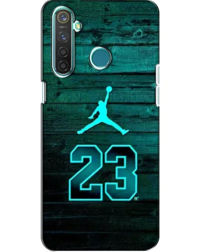 Чехол для Realme 5 Pro с картинкой «Jordan Cyan 23» Чехол для Realme 5 Pro с картинкой «Jordan Cyan 23»