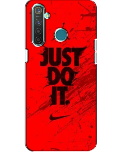 Чехол для Realme 5 Pro с картинкой «Nike Just Do It» Чехол для Realme 5 Pro с картинкой «Nike Just Do It»