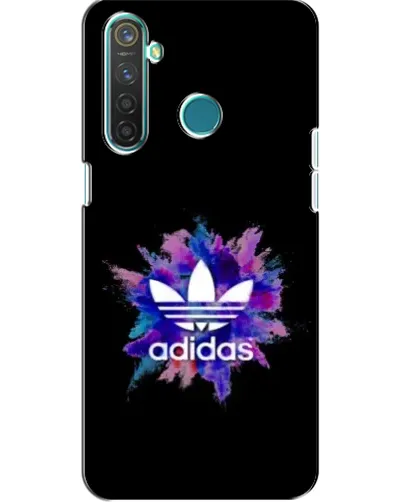 Чехол для Realme 5 Pro с картинкой «Взрыв красок Adidas»
