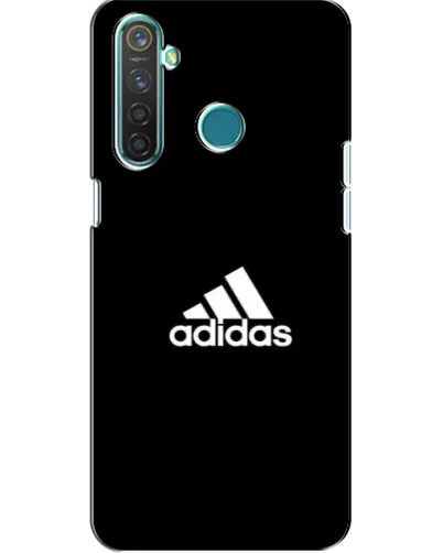 Чехол для Realme 5 Pro с картинкой «Черная классика Adidas»