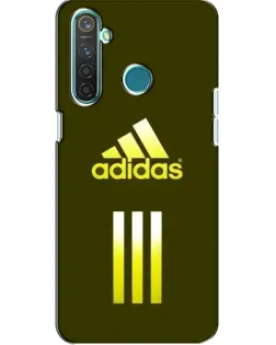 Чехол для Realme 5 Pro с картинкой «Оливковый градиент Adidas»