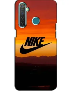 Чехол для Realme 5 Pro с картинкой «Nike — вечерний горизонт»