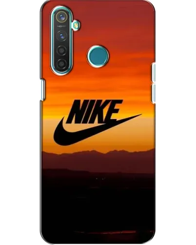 Чехол для Realme 5 Pro с картинкой «Nike — вечерний горизонт»