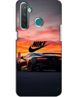 Чехол для Realme 5 Pro с картинкой «Nike и суперкар»