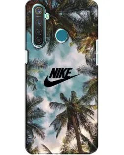 Чохол для Realme 5 Pro з картинкою «Тропічний принт Nike» Чохол для Realme 5 Pro з картинкою «Тропічний принт Nike»