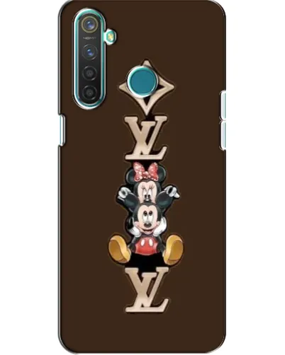 Чехол для Realme 5 Pro с картинкой «LV и Микки Маус»