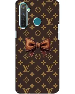 Чехол для Realme 5 Pro с картинкой «LV с бантом»