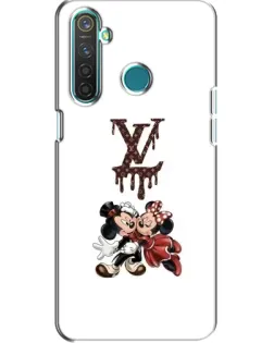 Чехол для Realme 5 Pro с картинкой «LV и Микки Маус»