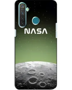 Чохол для Realme 5 Pro з картинкою «NASA — місячний градієнт» Чохол для Realme 5 Pro з картинкою «NASA — місячний градієнт»