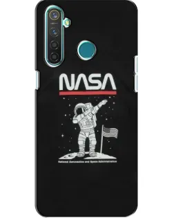 Чохол для Realme 5 Pro з картинкою «NASA — крокуємо по Місяцю» Чохол для Realme 5 Pro з картинкою «NASA — крокуємо по Місяцю»