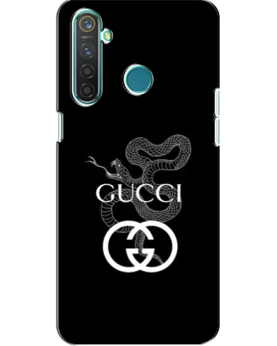 Чехол для Realme 5 Pro с картинкой «Gucci — серебряная змея» Чехол для Realme 5 Pro с картинкой «Gucci — серебряная змея»