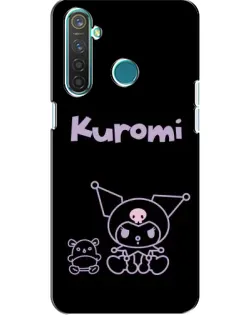 Чехол для Realme 5 Pro с картинкой «Kuromi — черный минимализм» Чехол для Realme 5 Pro с картинкой «Kuromi — черный минимализм»