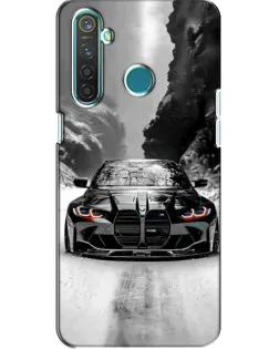 Чохол для Realme 5 Pro з картинкою «BMW — акварельний дрифт»