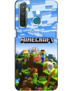 Чехол для Realme 5 Pro с картинкой «Minecraft классический мир» Чехол для Realme 5 Pro с картинкой «Minecraft классический мир»