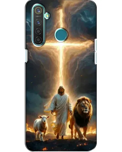 Чохол для Realme 5 Pro з картинкою «Лев Юди та Світло» Чохол для Realme 5 Pro з картинкою «Лев Юди та Світло»