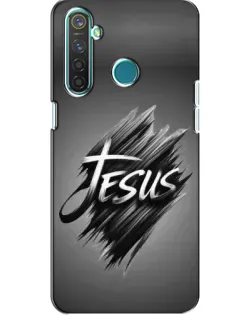 Чохол для Realme 5 Pro з картинкою «Напис Jesus Graffiti»
