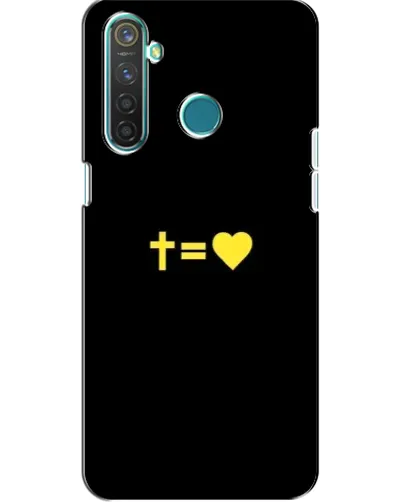 Чохол для Realme 5 Pro з картинкою «Серце та Хрест» Чохол для Realme 5 Pro з картинкою «Серце та Хрест»