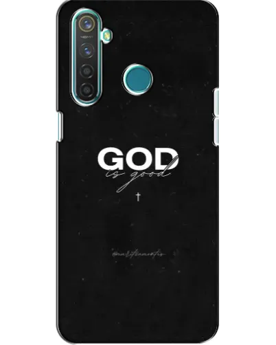 Чохол для Realme 5 Pro з картинкою «GOD — Бог над усім»