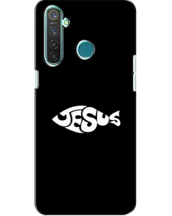 Чехол для Realme 5 Pro с картинкой «Рыба Jesus»