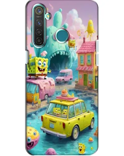 Чехол для Realme 5 Pro с картинкой «Монстр-трак приключения»