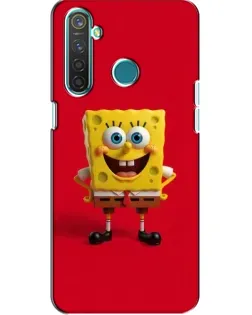 Чехол для Realme 5 Pro с картинкой «Спанч Боб на красном» Чехол для Realme 5 Pro с картинкой «Спанч Боб на красном»