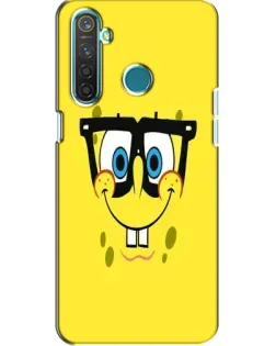 Чехол для Realme 5 Pro с картинкой «Минималистичный Спанч Боб» Чехол для Realme 5 Pro с картинкой «Минималистичный Спанч Боб»