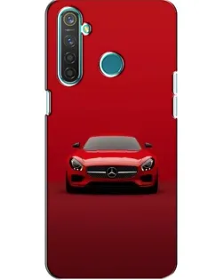 Чехол для Realme 5 Pro с картинкой «Красный Mercedes AMG»