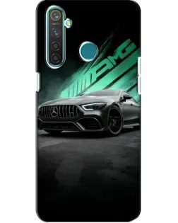 Чехол для Realme 5 Pro с картинкой «Темный Mercedes AMG»