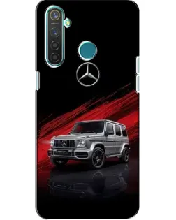 Чехол для Realme 5 Pro с картинкой «Mercedes G-Class красный»