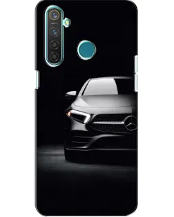 Чехол для Realme 5 Pro с картинкой «Свет фар Mercedes»