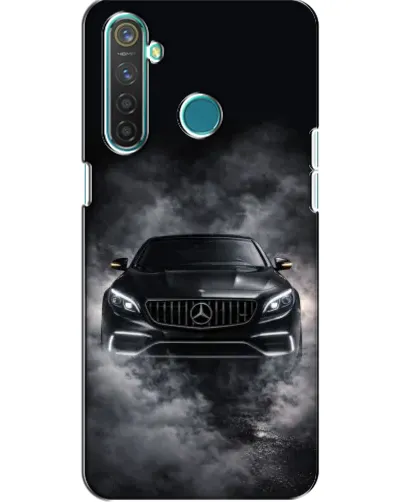 Чехол для Realme 5 Pro с картинкой «Mercedes в дыму» Чехол для Realme 5 Pro с картинкой «Mercedes в дыму»