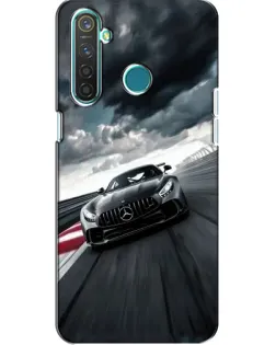 Чехол для Realme 5 Pro с картинкой «Гоночный Mercedes AMG»