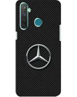 Чехол для Realme 5 Pro с картинкой «Карбоновый Mercedes стиль»