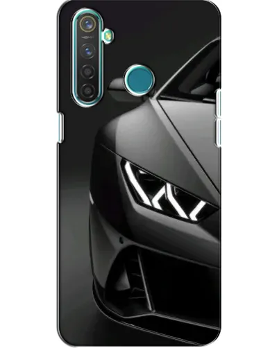 Чехол для Realme 5 Pro с картинкой «Lamborghini фары детализация»