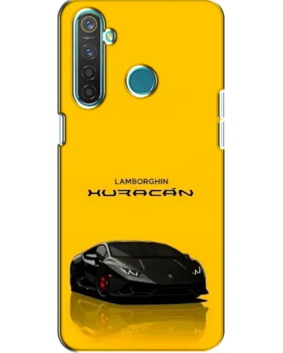 Чехол для Realme 5 Pro с картинкой «Lamborghini Huracan черный»