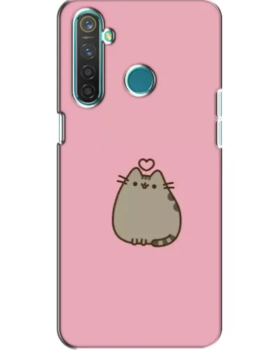 Чехол для Realme 5 Pro с картинкой «Pusheen сердце» Чехол для Realme 5 Pro с картинкой «Pusheen сердце»
