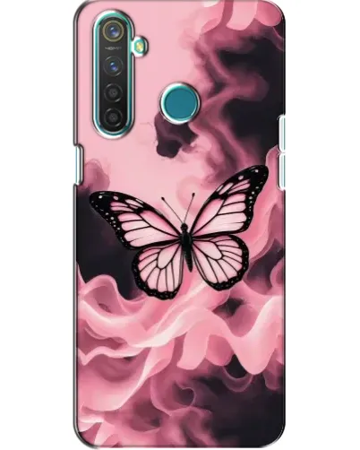 Чехол для Realme 5 Pro с картинкой «Бабочка в дыму» Чехол для Realme 5 Pro с картинкой «Бабочка в дыму»