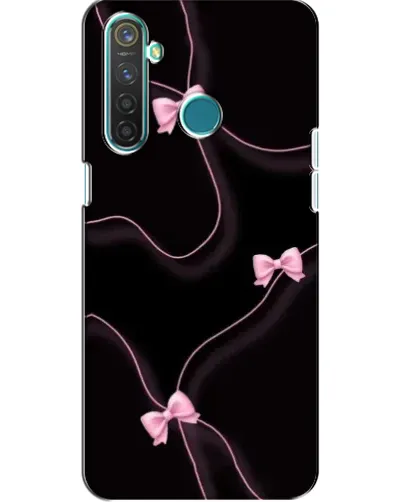 Чехол для Realme 5 Pro с картинкой «Розовые ленты» Чехол для Realme 5 Pro с картинкой «Розовые ленты»