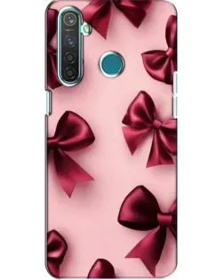 Чехол для Realme 5 Pro с картинкой «Бордовый атлас»