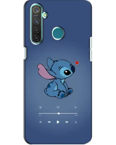 Чехол для Realme 5 Pro с картинкой «Музыкальный Stitch»