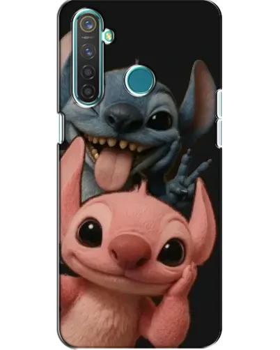 Чехол для Realme 5 Pro с картинкой «Стич и Ангел»
