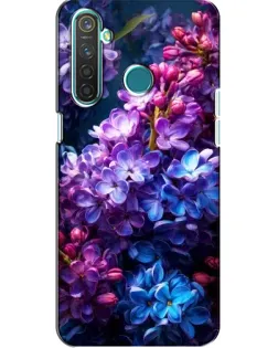 Чехол для Realme 5 Pro с картинкой «Сиреневый цвет»