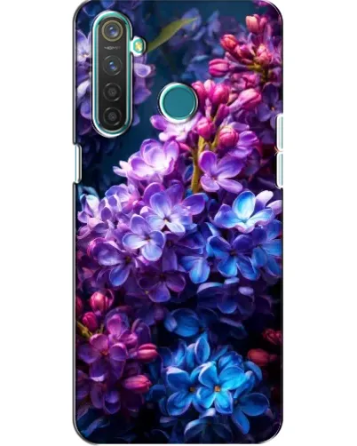 Чехол для Realme 5 Pro с картинкой «Сиреневый цвет»