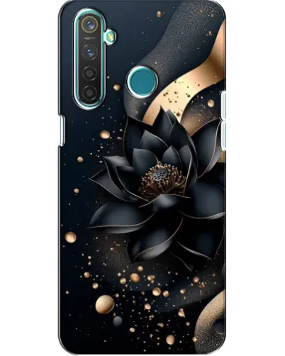 Чехол для Realme 5 Pro с картинкой «Черный лотос»