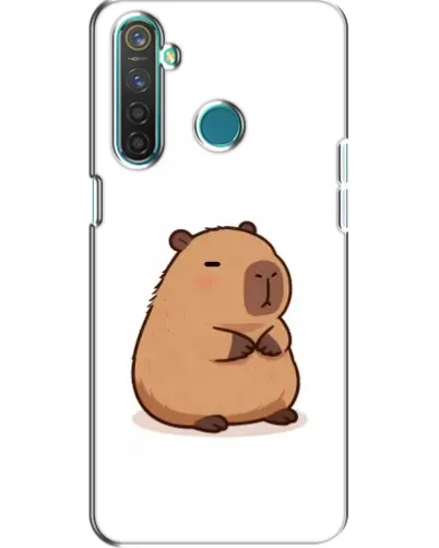 Чехол для Realme 5 Pro с картинкой «Толстенькая капибара»